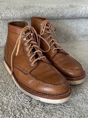 Men's Tan Leather Thursday Boots Size 8